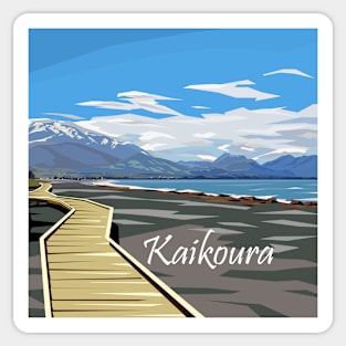 Kaikoura, New Zealand by Ira Mitchell-Kirk Sticker